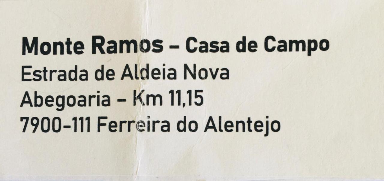 Monte Ramos Guest House Ferreira Do Alentejo Exterior photo